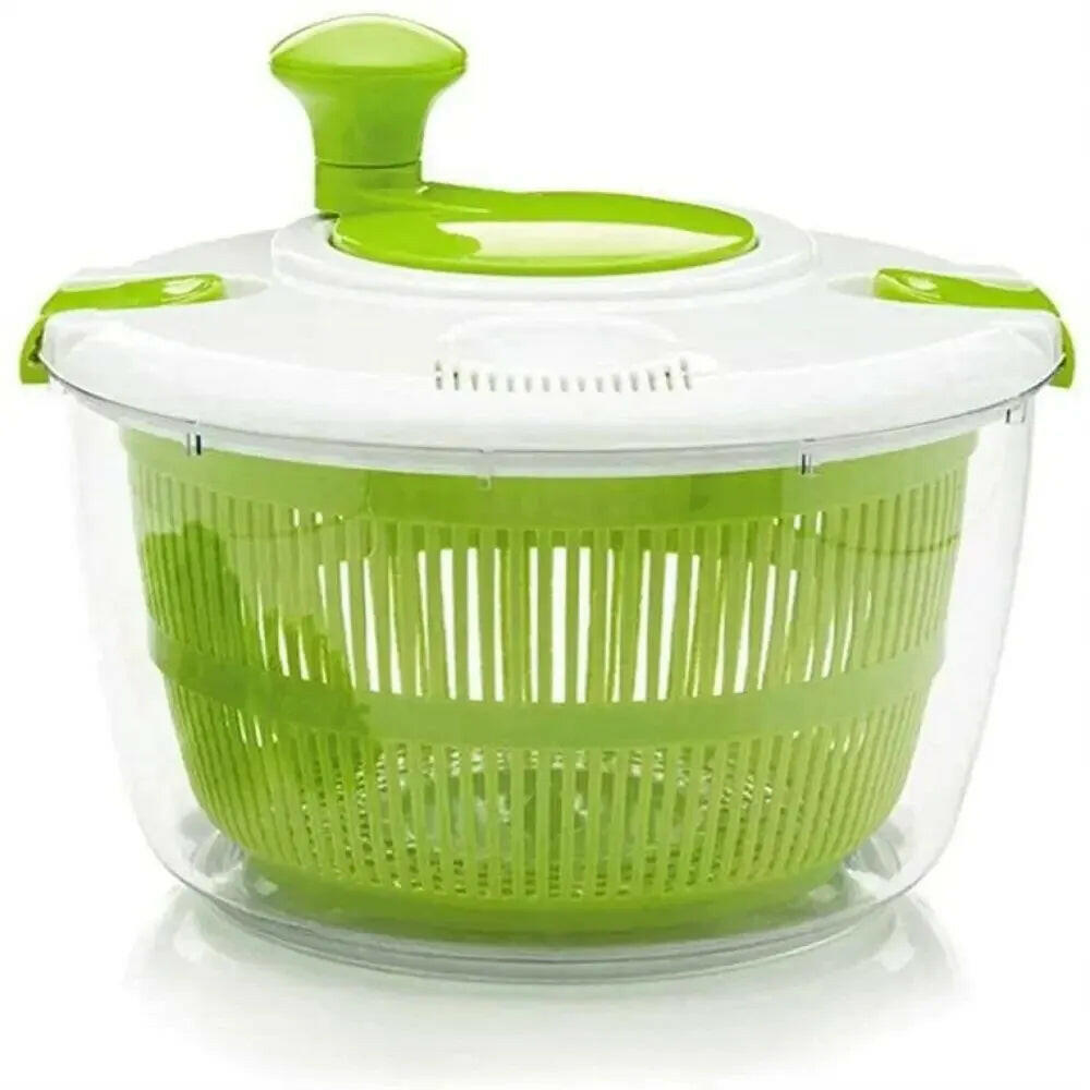 1Pc Salad Spinner Dryer Vegetable Fruit Food Dehydrator Quick Drying Multifunctio Manual Kitchen Household Vegetable Dehydrato