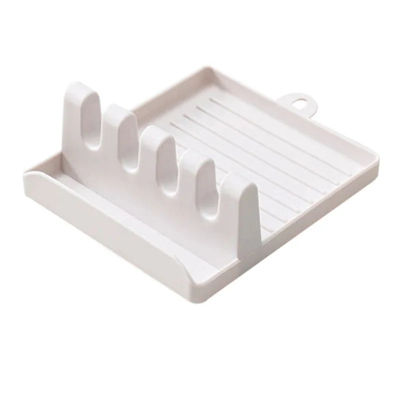 Non-Slip Kitchen Utensil Holder – Spoon, Fork, and Spatula Rest Organizer for Easy Cooking