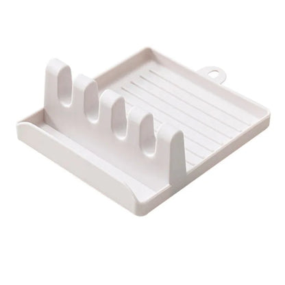 Non-Slip Kitchen Utensil Holder – Spoon, Fork, and Spatula Rest Organizer for Easy Cooking